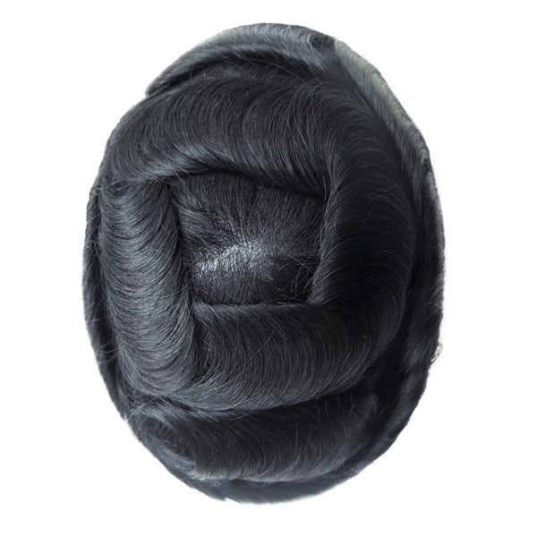 Comfortable Men's Human Wigs Hair Piece Men's Wig