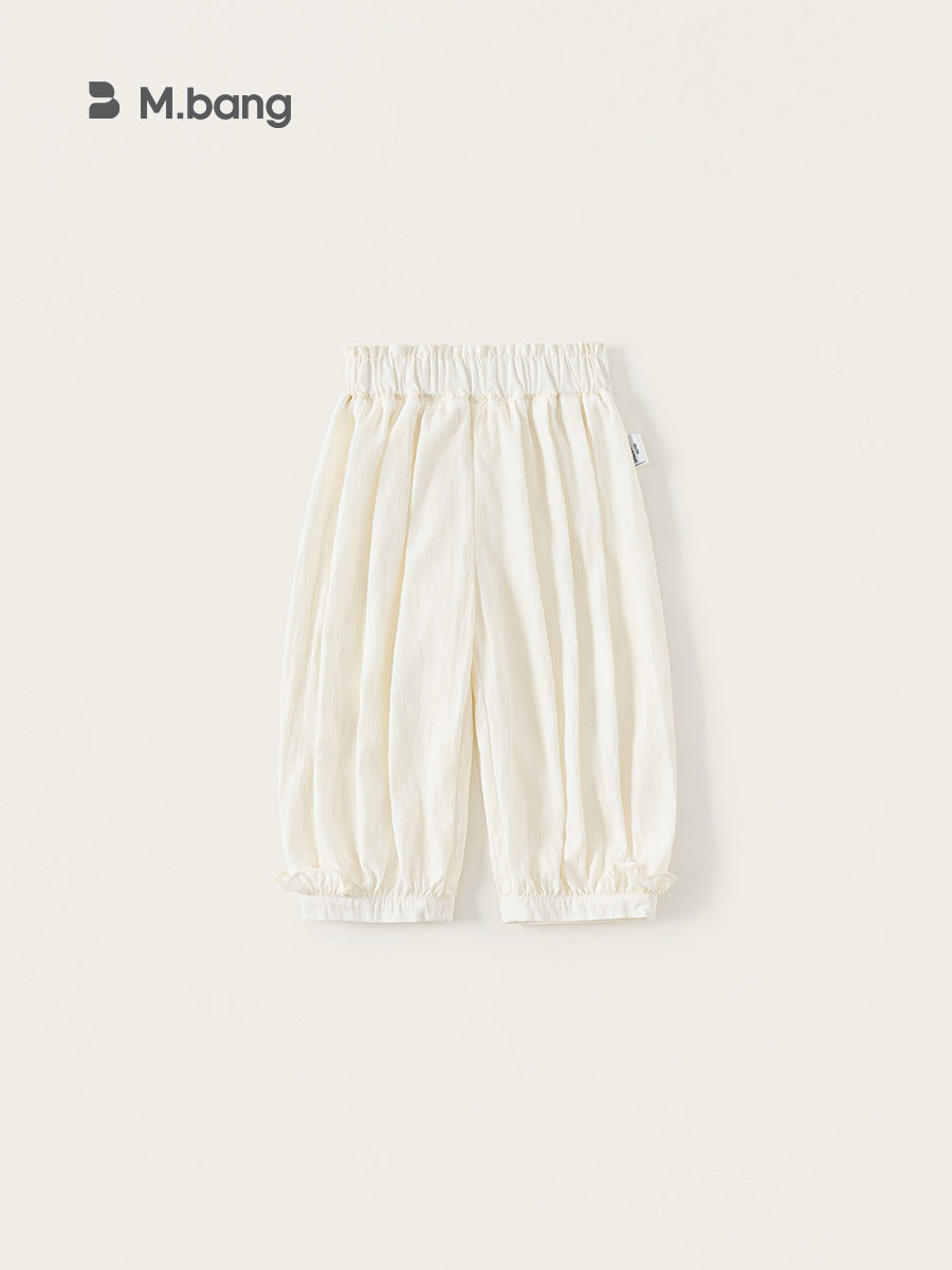 Children's Thin Anti Mosquito Pure Color Trousers Children's Pants