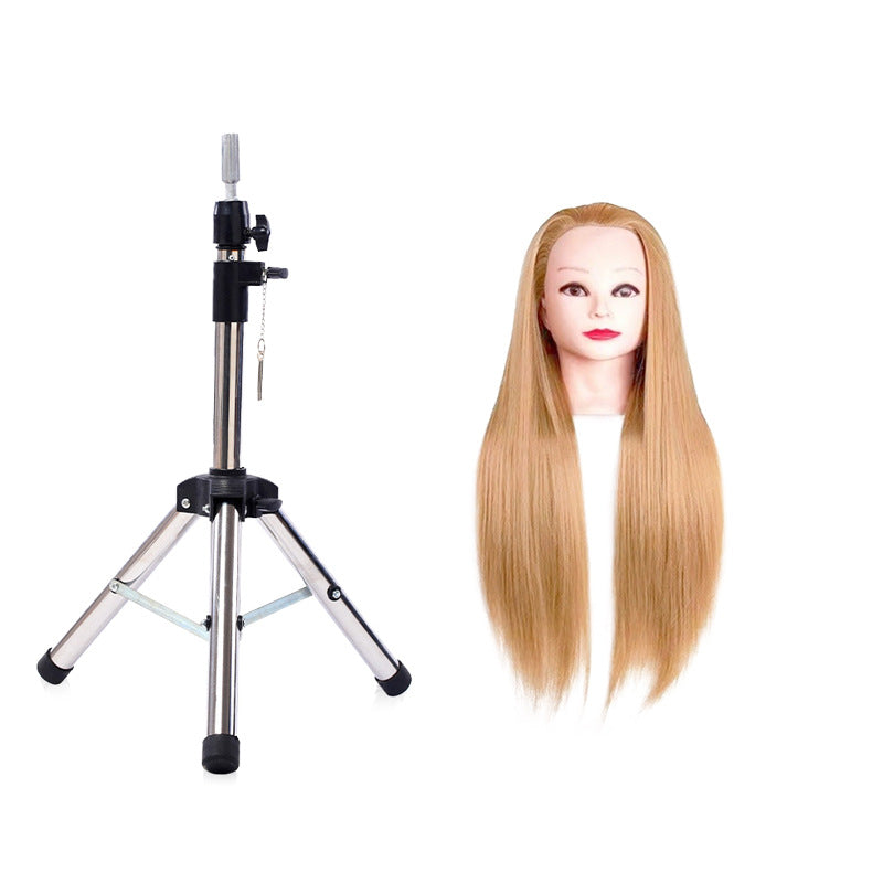 High Simulation Head Hairdressing Beginner Practice Model Barber Other Wig