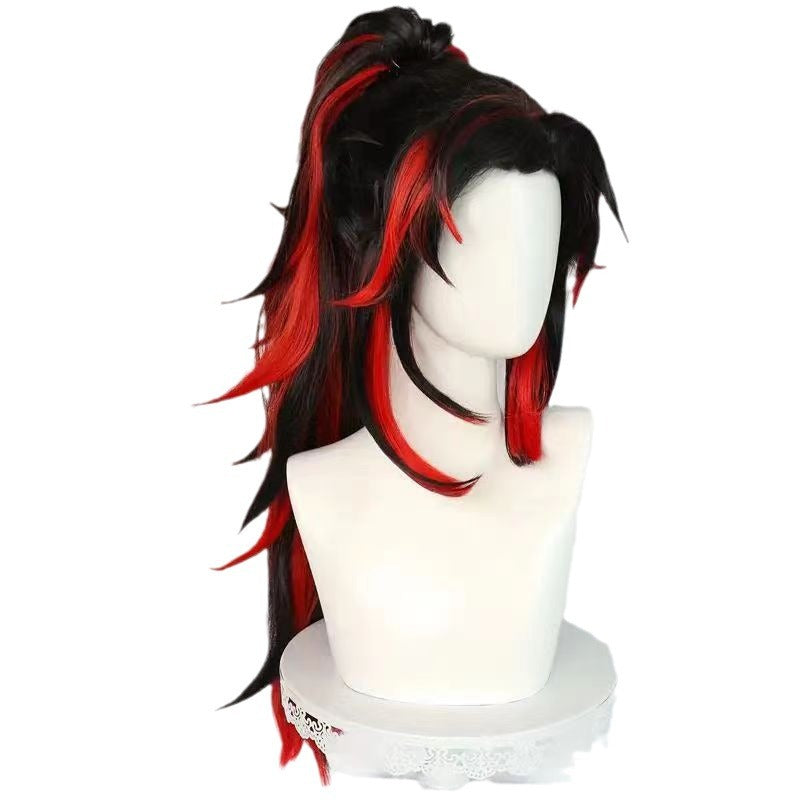 Blade Long Hair Jaws Clamp High Ponytail Cos Wig