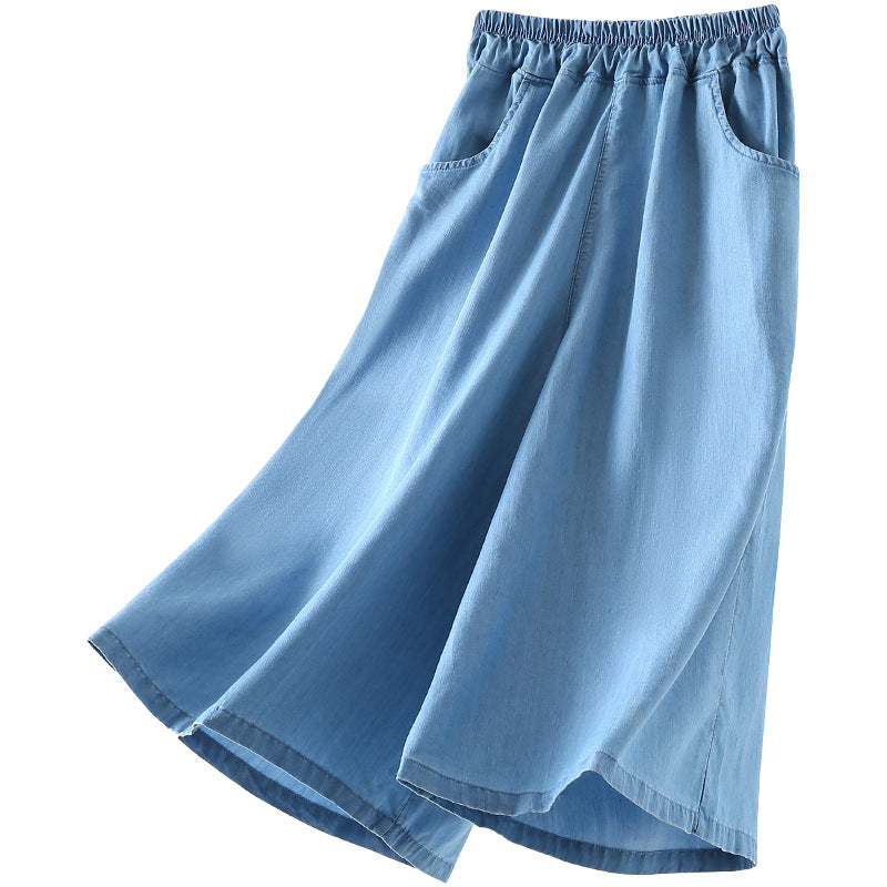 Mountain Culottes Summer Thin Denim Cool Children's Pants