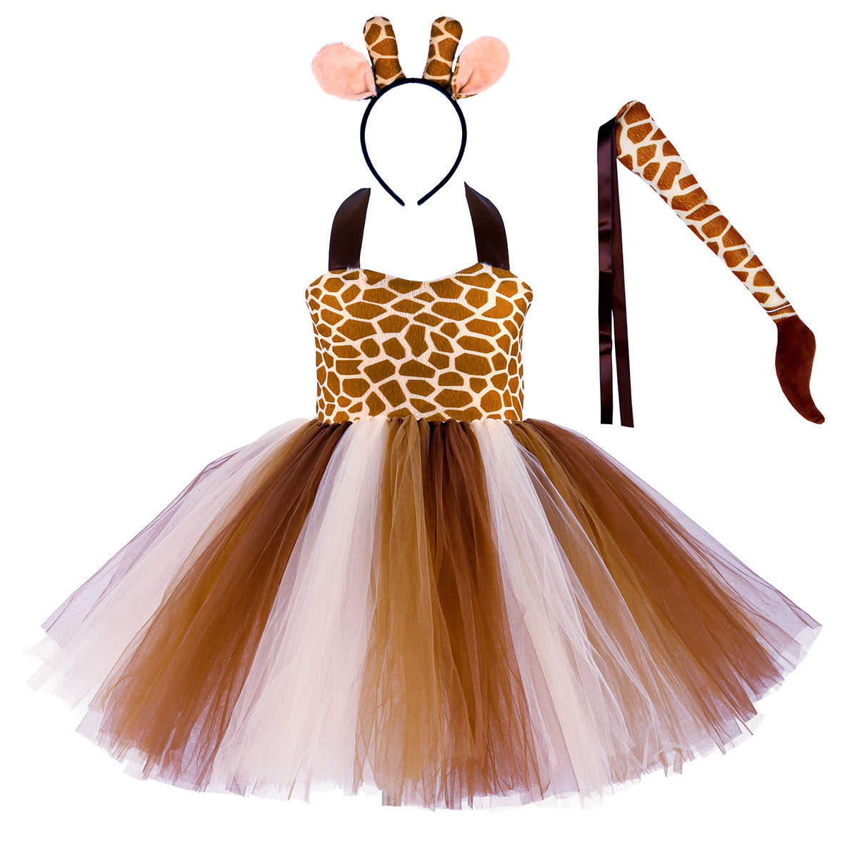 Forest Tiger Elk Leopard Cow Performance Costumes Animal Party Children's Dress