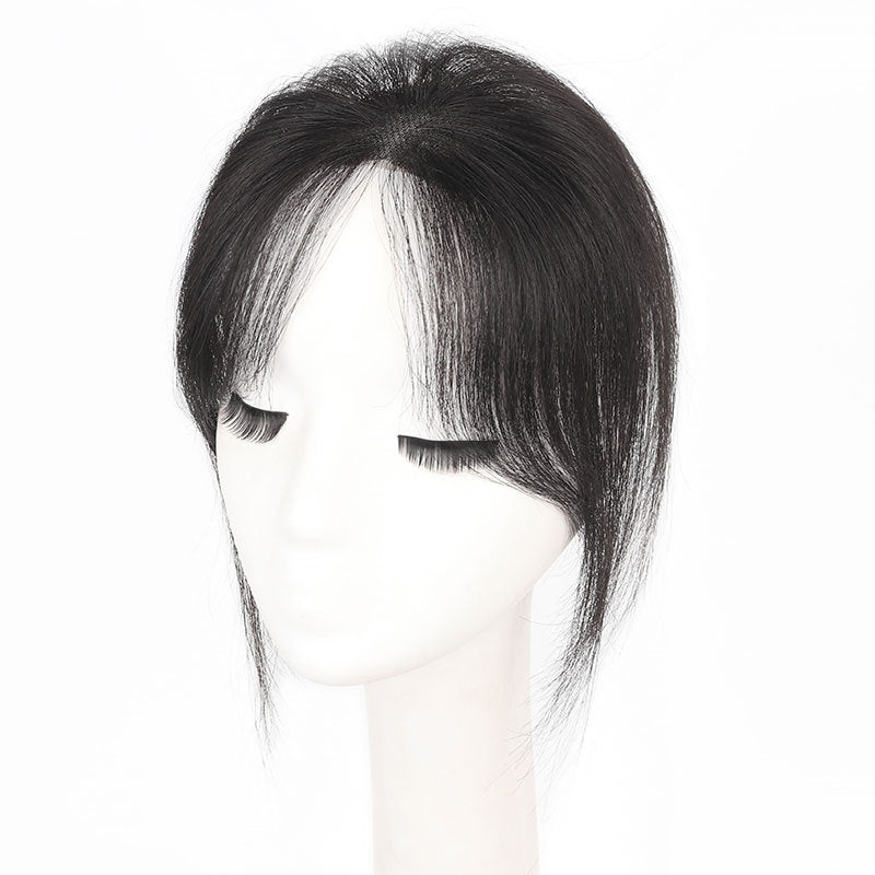 Fetal Hair Bangs Set Female Natural Forehead Hairline Real Full Wig