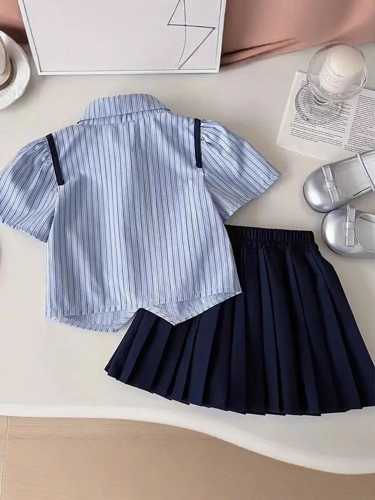Children's Clothes Summer Dress Judy Skirt College Children's Suit