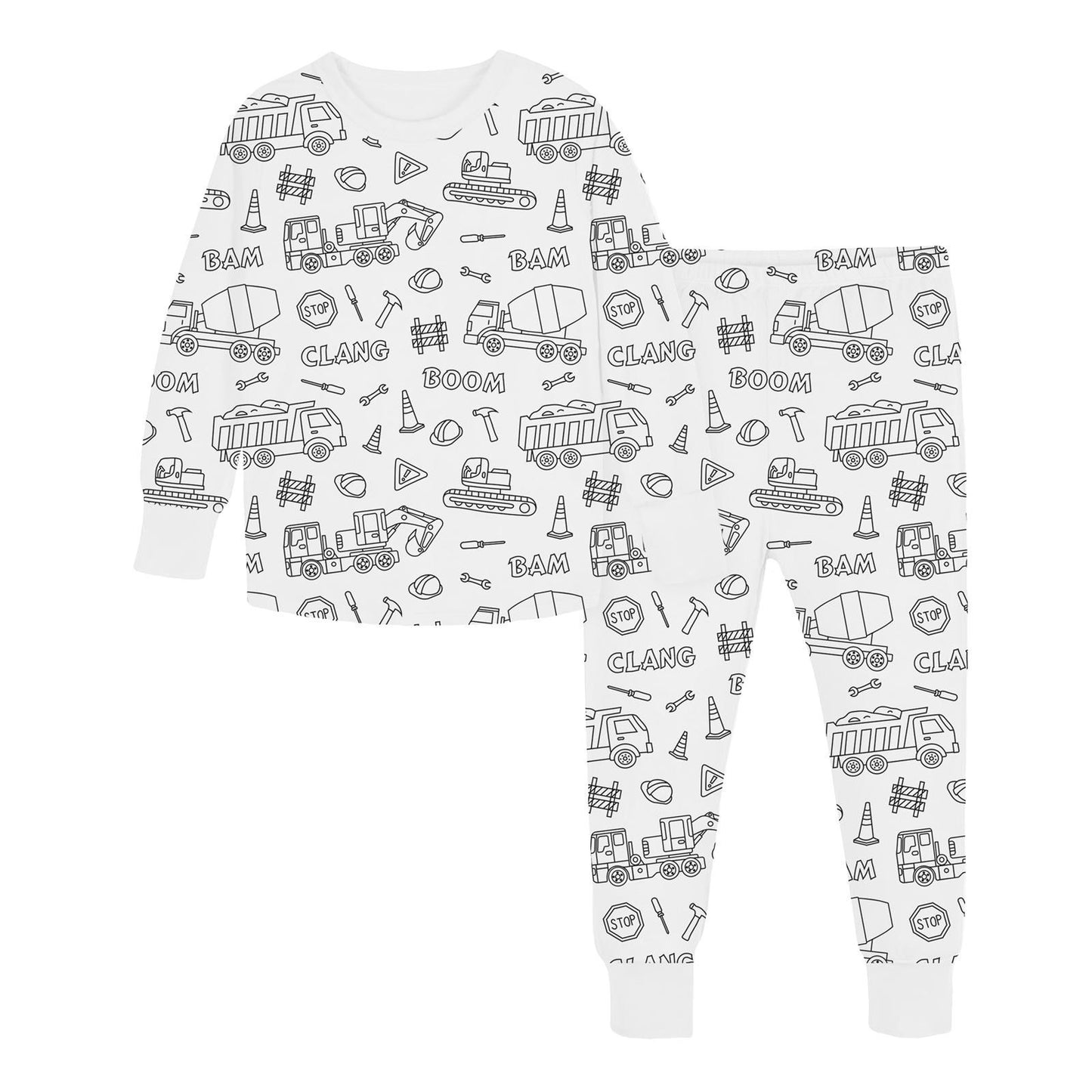 Classy Cool Children's Iti Pajamas Coloring Children's Suit