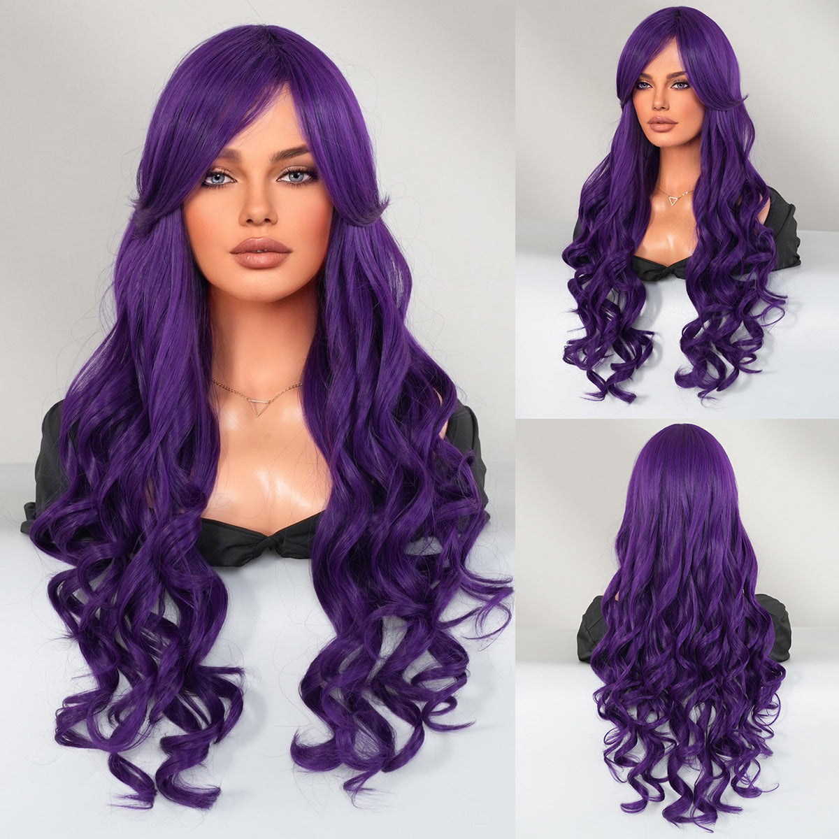 Barbie Long Curly Hair Bangs High Quality Cos Wig