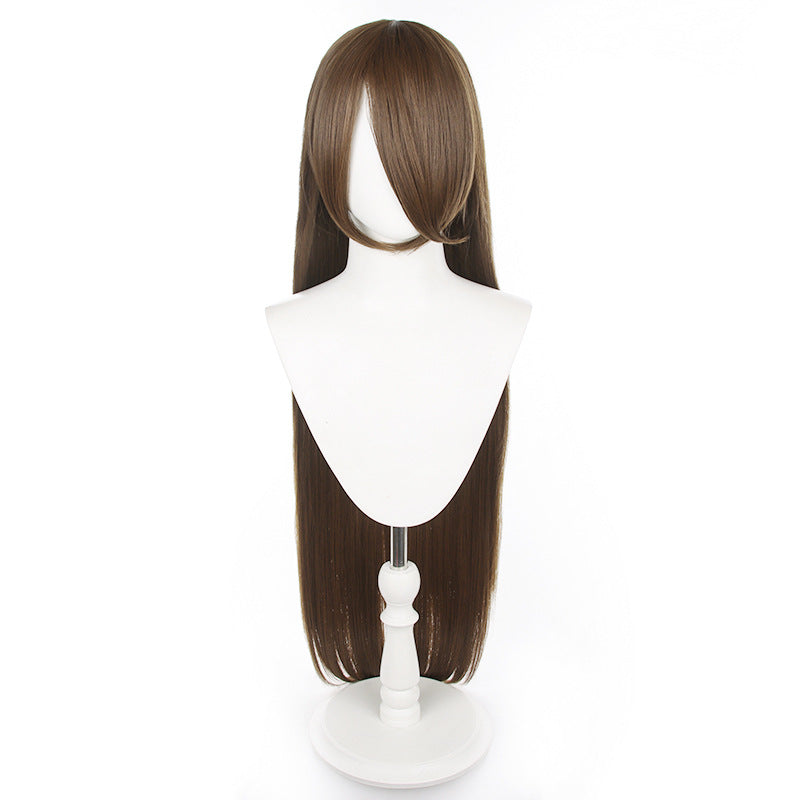 Universal Anime Long Straight Hair Mao Style Fiber Cos Wig