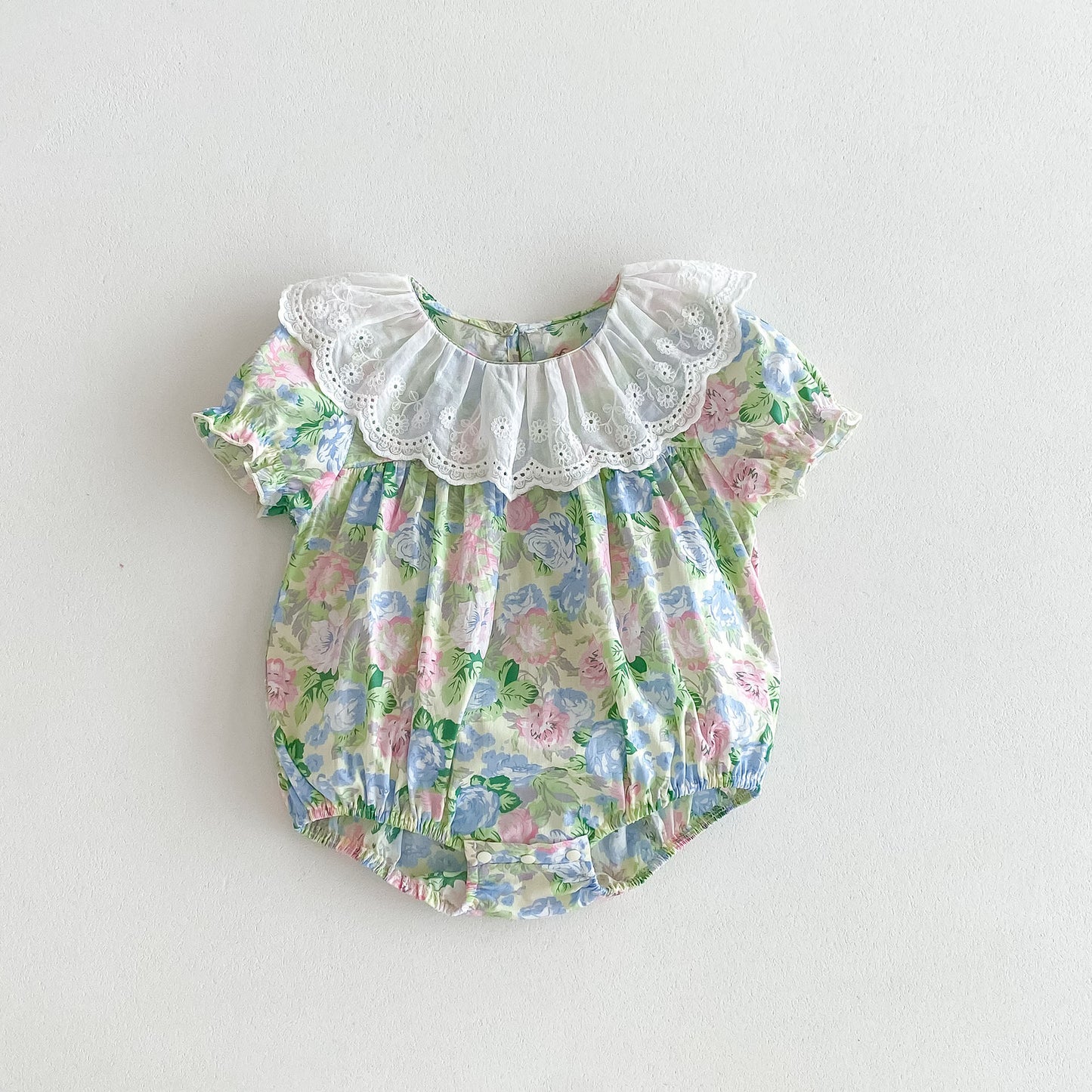 Born Clothes Class Pure Cotton Summer Thin Princess Jumpsuit, Climbing Suit