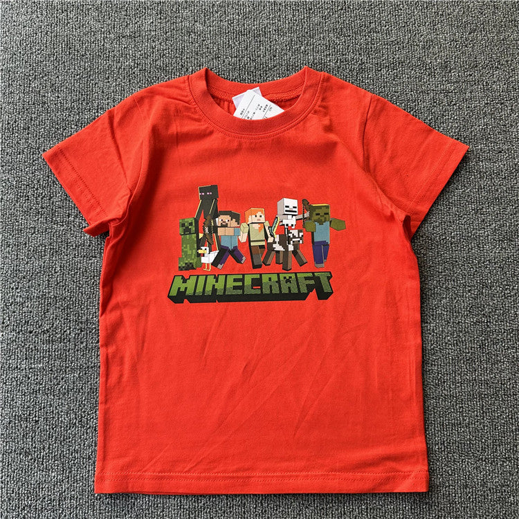 Children's Order Summer My World Game Theme Series Children's T-shirt