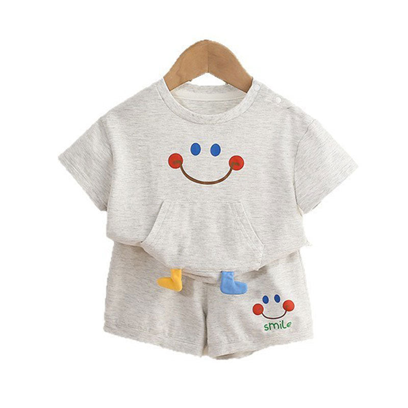 For Babies Summer Unisex Super Cute Thin Children's Suit