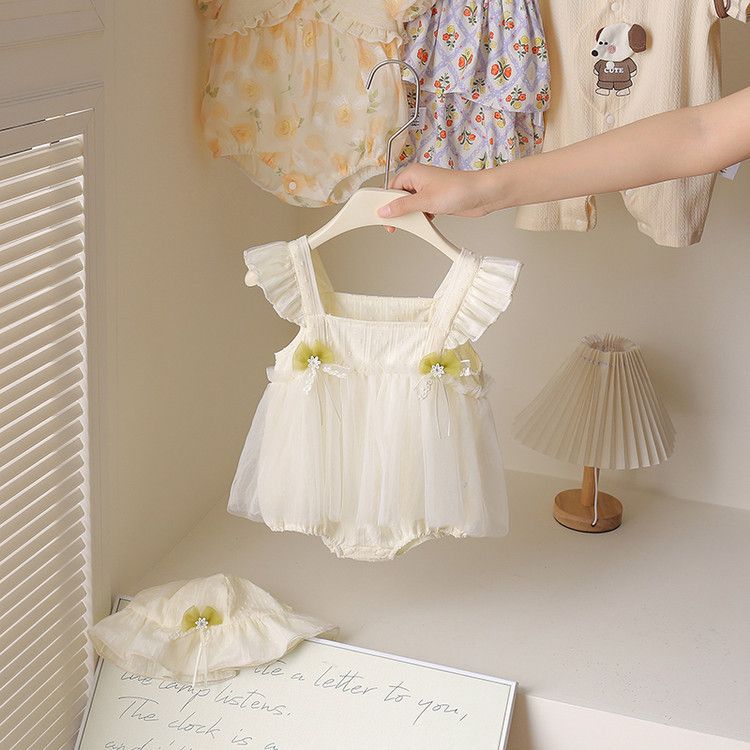 Super Cute Trendy Triangle Bloomer With Jumpsuit, Climbing Suit