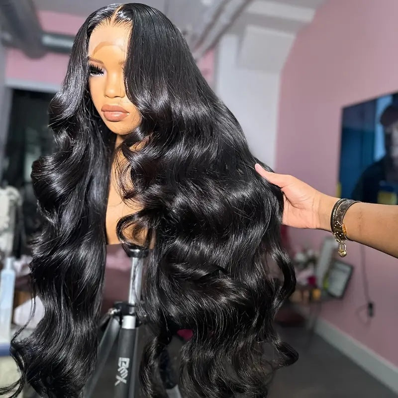 Fashion Front Lace Inch Big Wave Curly Wig Long Curls