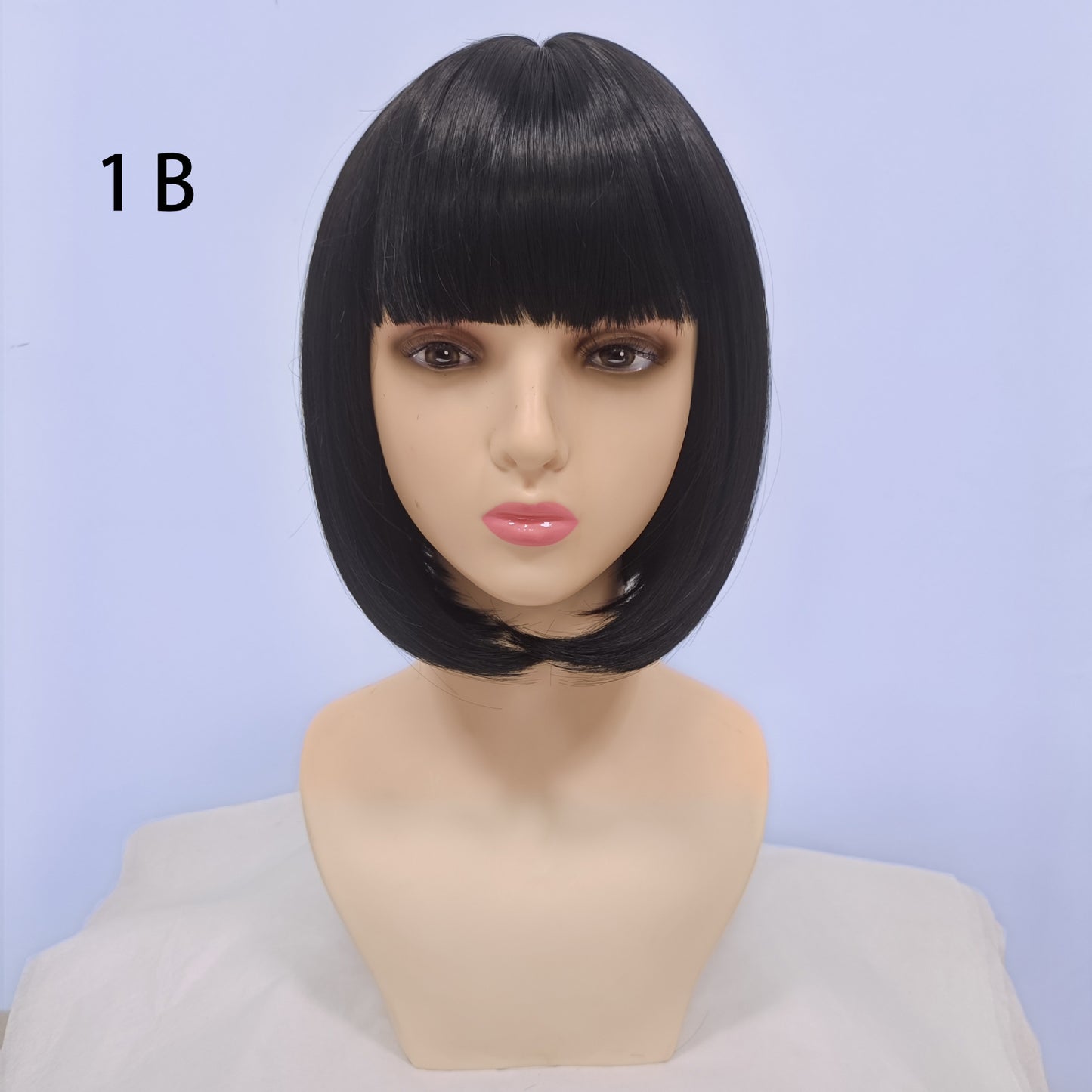 Graceful Classic Bangs Female Synthetic Wigs Wig Short Straight Hair