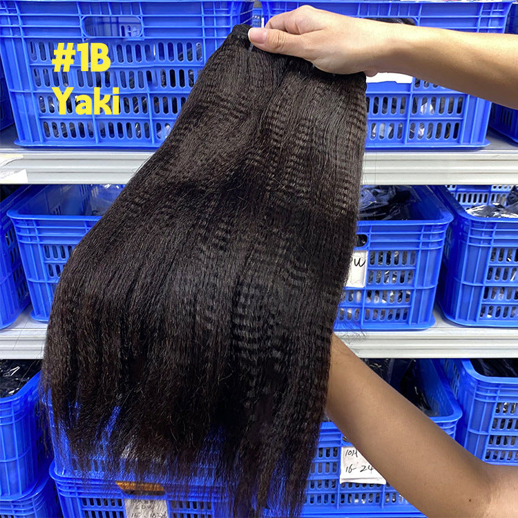 Real Human Hair Extension Bone Straight Wig
