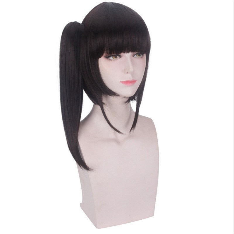 Cardamom No Chestnut Flower Fall Hu Anime Split Grip Small Cos Wig
