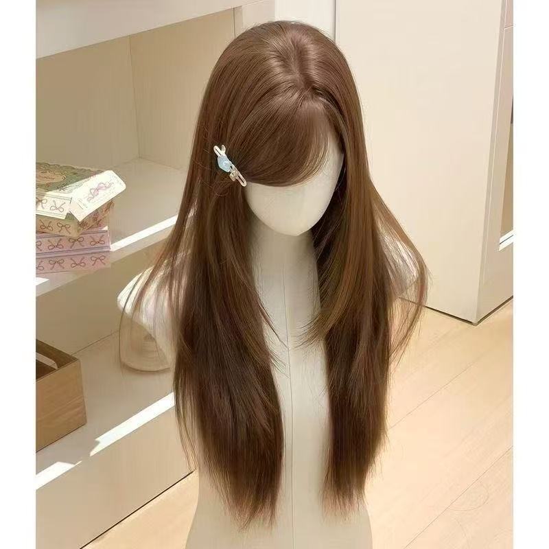 Refined High Level Hair Asian Daily Long Straight Wig