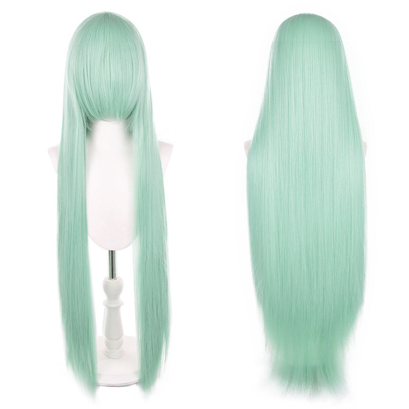 Mao Style Universal Scalp Head Long Bangs Cos Wig