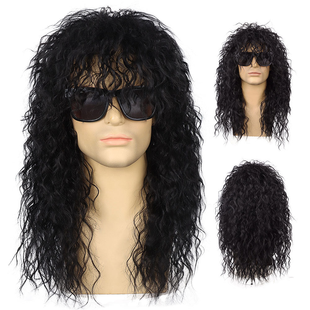 Hair Halloween Rock Music Party Headgear Men's Wig