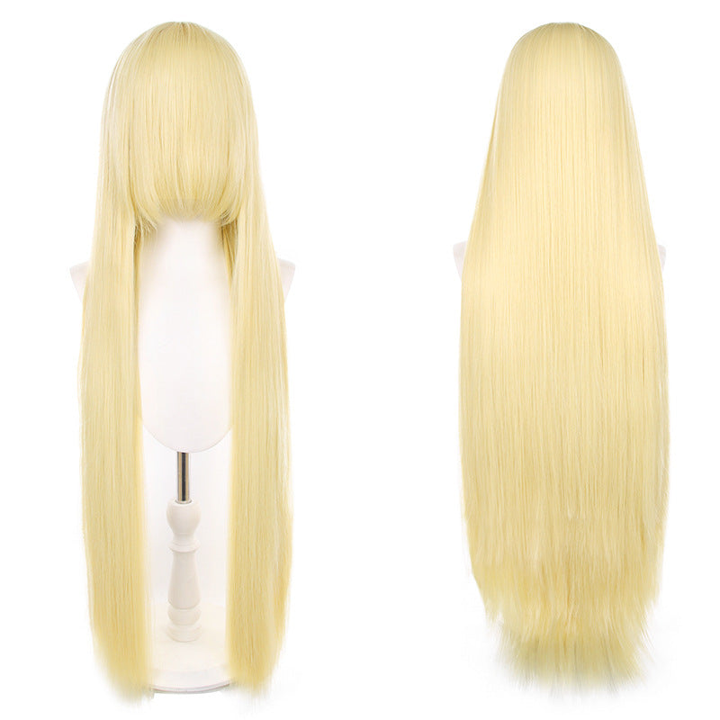 Mao Style Universal Scalp Head Long Bangs Cos Wig