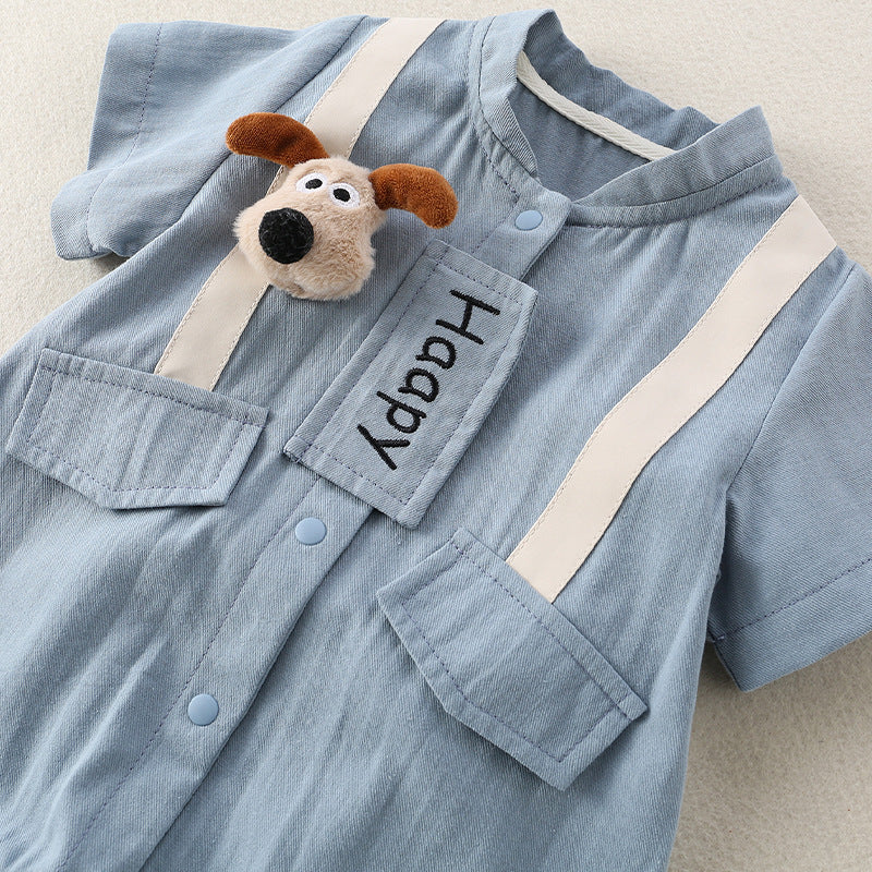 Boy Clothes Born Cartoon Going Out Coat Children's Suit