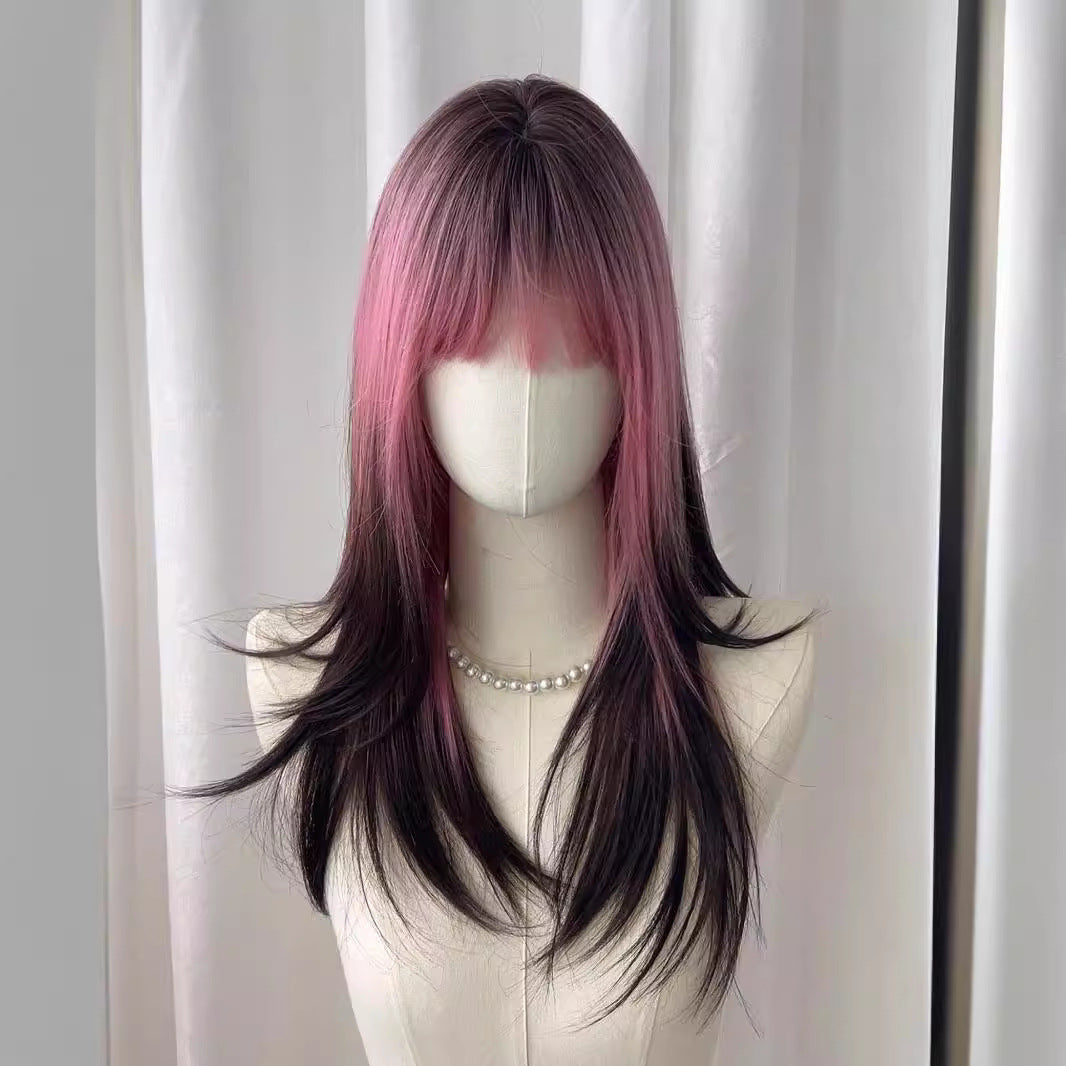 Female Summer Gradient Explosion Top Paris Painting Other Wig