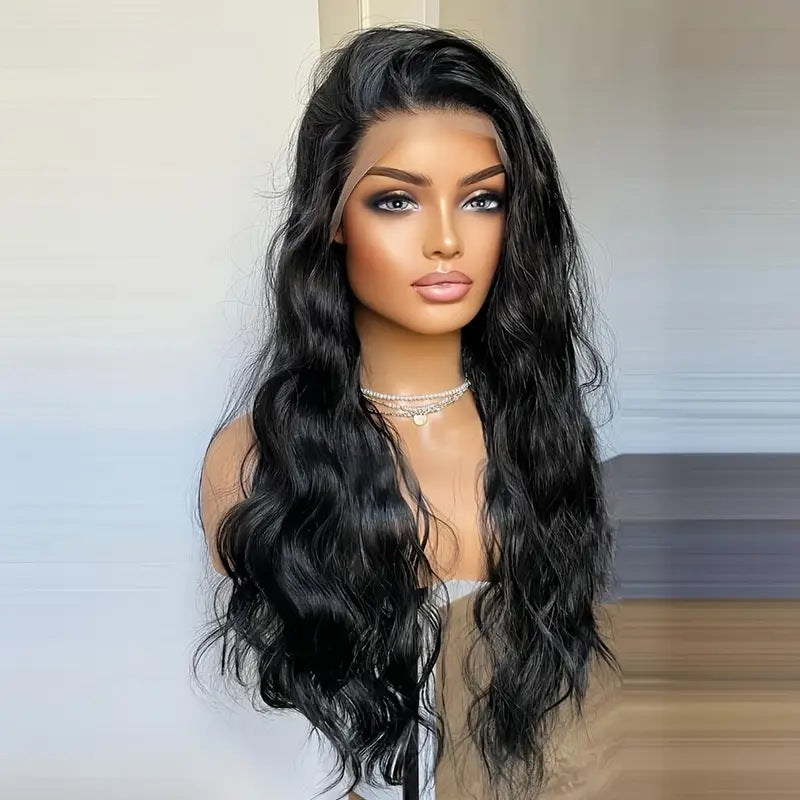 Curly Hair Side Split Front Lace Wig Long Curls