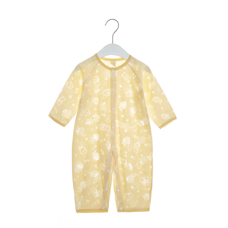 Summer Born Clothes Thin One Month Old Jumpsuit, Climbing Suit
