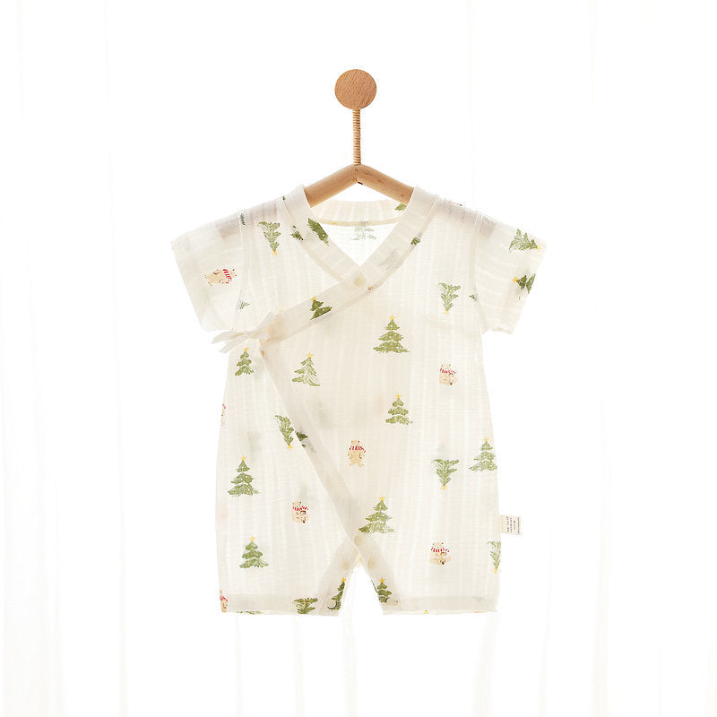 Summer Wear Jumpsuits Half Sleeve Born Clothes Gown Jumpsuit, Climbing Suit