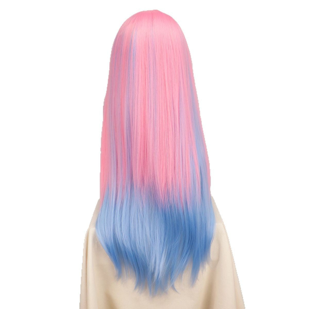 Stage Mei Simulation Scalp Top Gradient Long Straight Wig