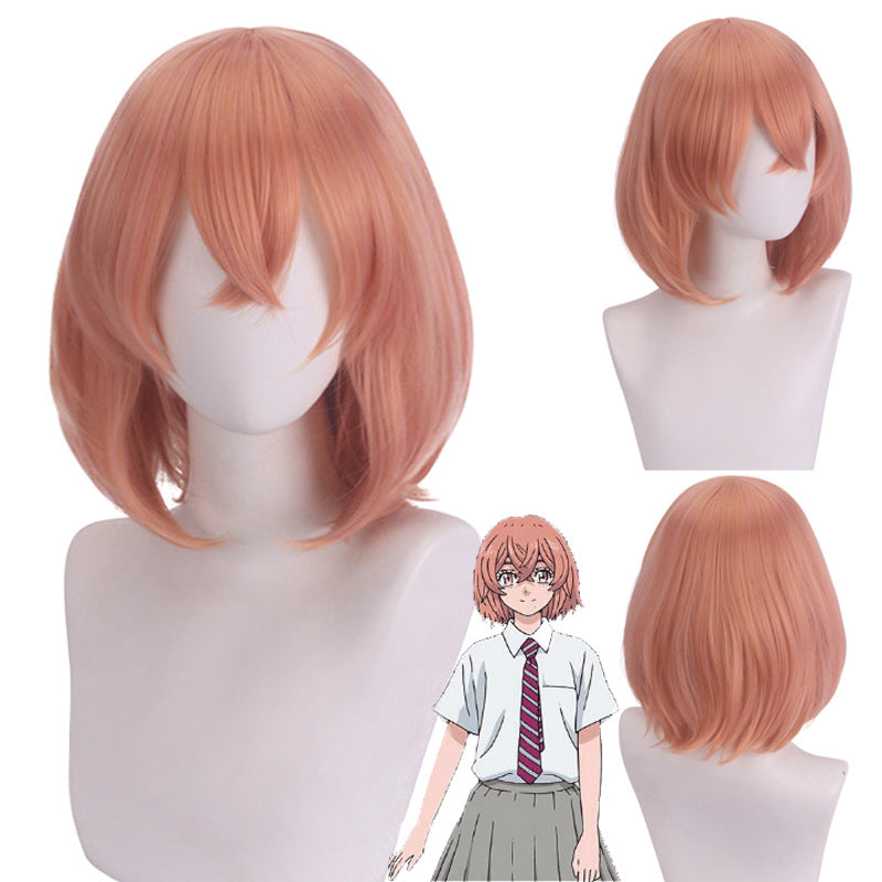 Charming Orange Daily Site Short Hair Cos Wig