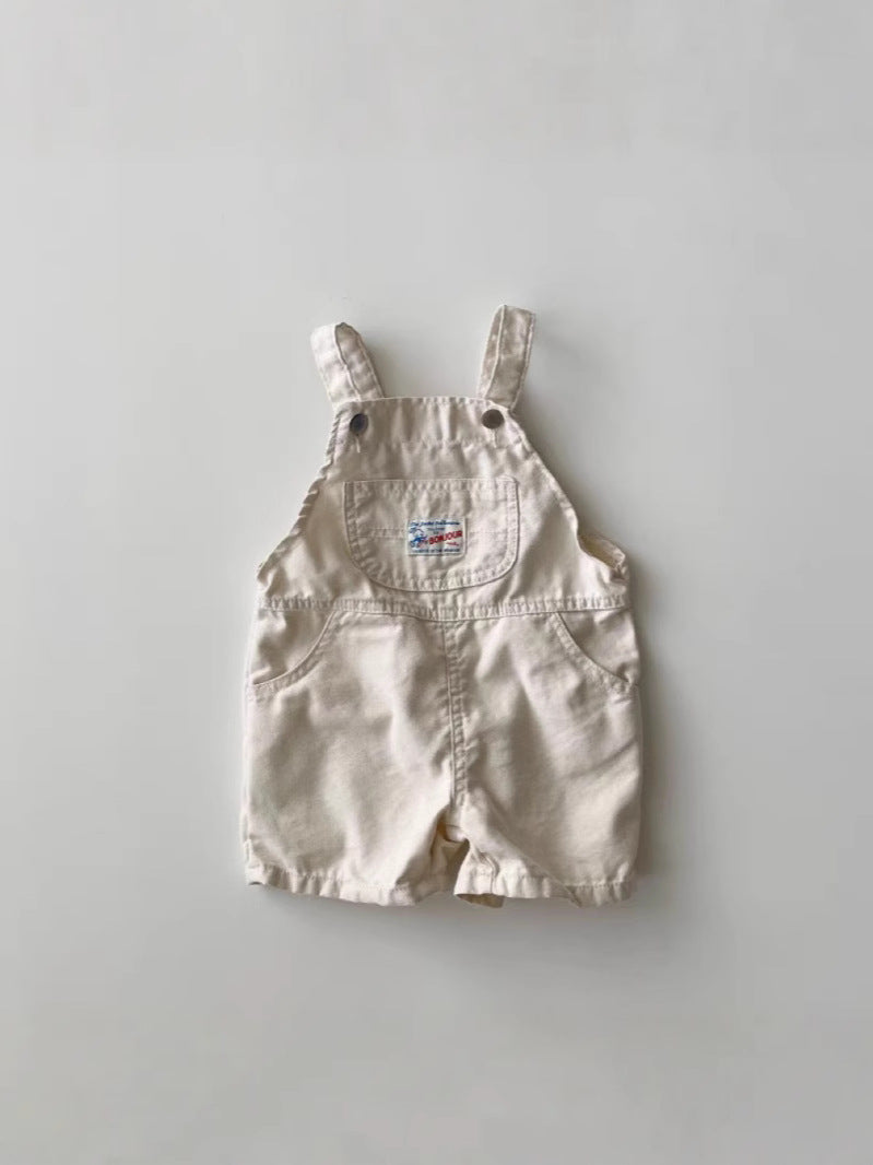 Korean Style Boys Suspender Shorts Summer Fashionable Stylish Children's Pants