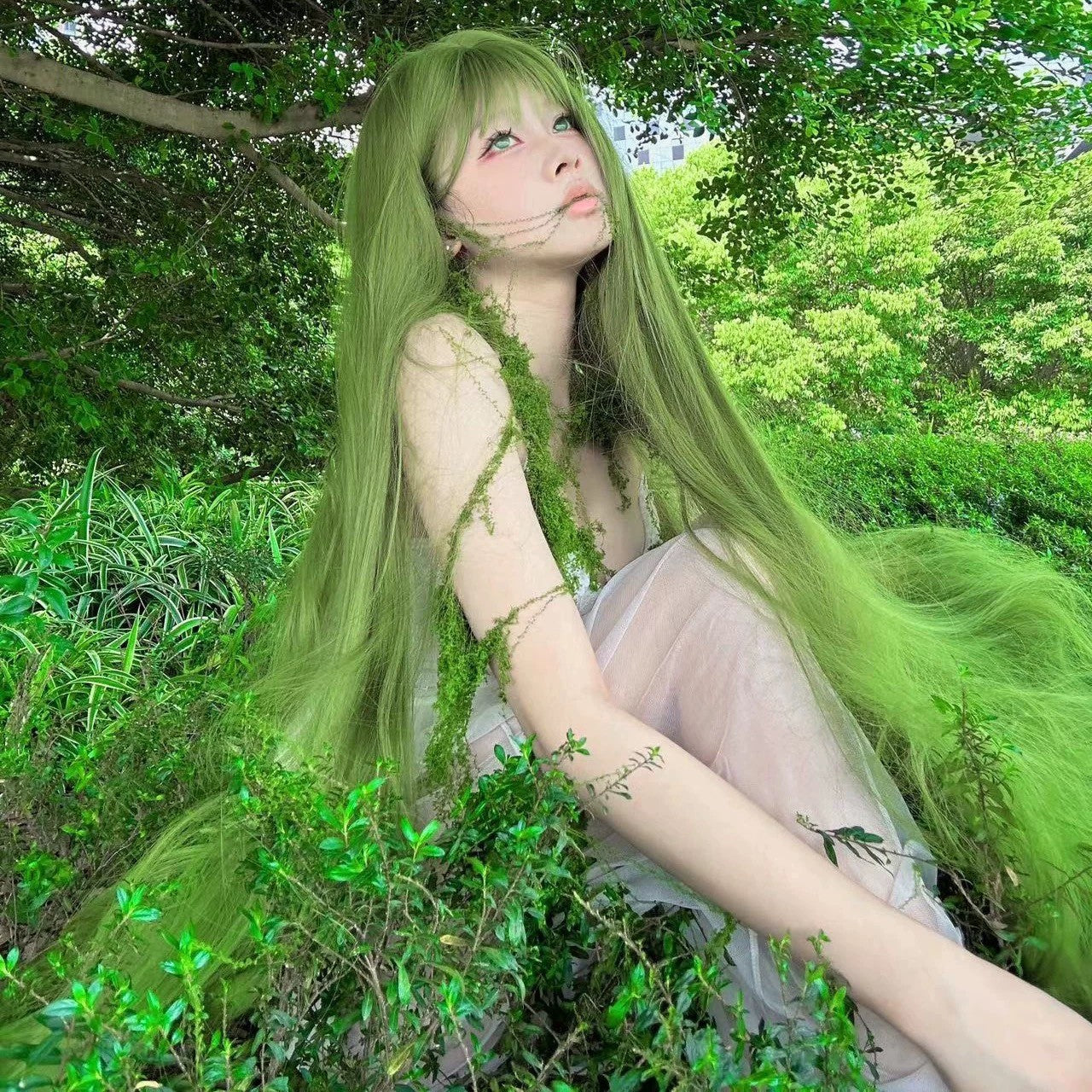 Extra Small Female Lolita Curly Hair Wig Long Curls