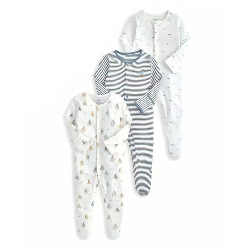 Jumpsuit Thin Romper Cotton Pajamas Born Jumpsuit, Climbing Suit
