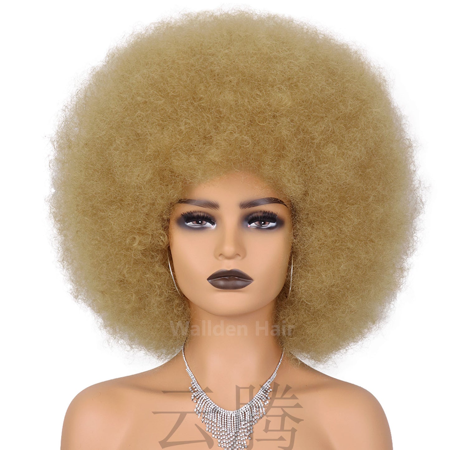 Color Second African Afro Fluffy Small Wig Short Curly Hair