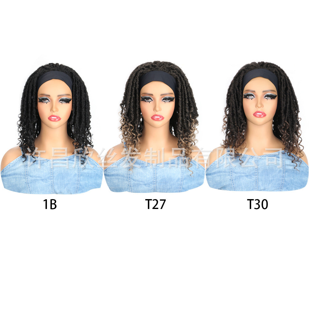 Tube Curved Dreadlocks Rolled Tail Ice Ribbon Synthetic Other Wig