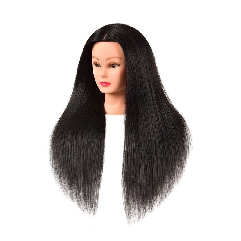 School Mannequin Head Practice Weaving Hair Updo Modeling Barber Shop Other Wig