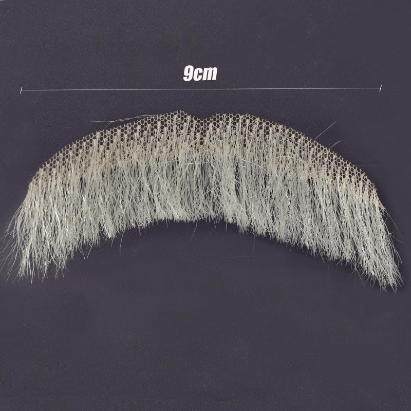 Men's Film Television Makeup Beard Props Real Human Hair Simulation Tin Other Wig