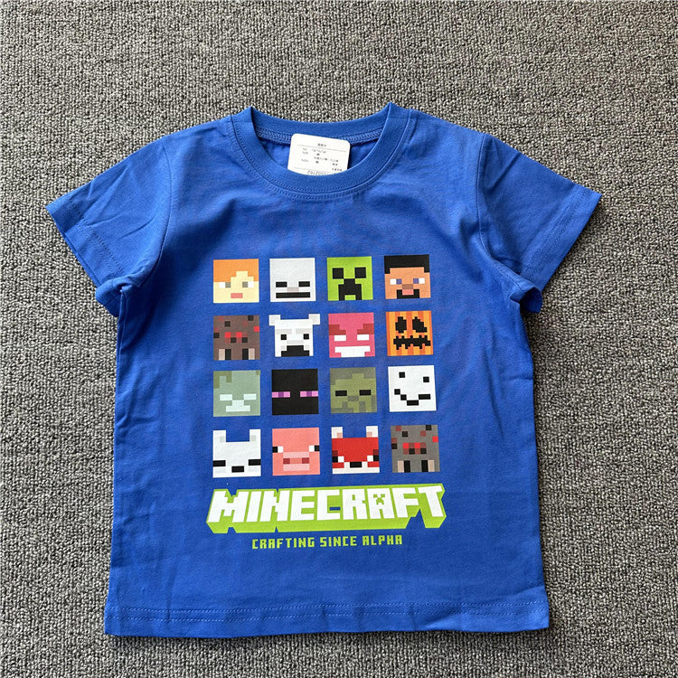 Children's Order Summer My World Game Theme Series Children's T-shirt