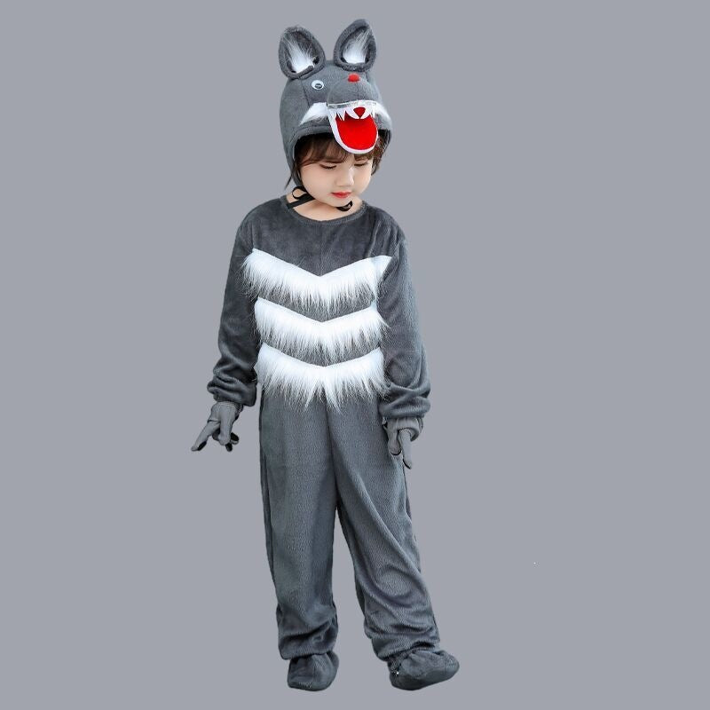 Children's Costume Kindergarten Dancing Dress Veil Little Bunny Animal Performance Wear Children's Suit