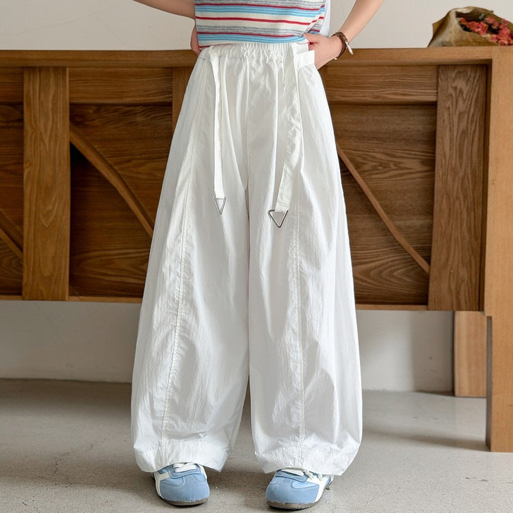 Two-piece Suspender T-shirt Pants Summer Middle Big Lace Striped Short Children's Suit