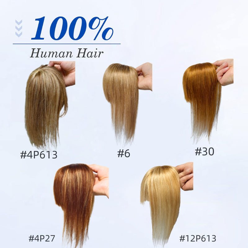 Beautiful Cool Human Head Supplementing Piece Real Hair Wig