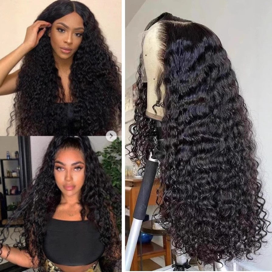 African Wigs With Small Curly Hair Wig Long Curls