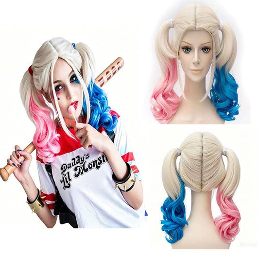 Suicide Simulation Man Team Hallie Queen Cos Wig