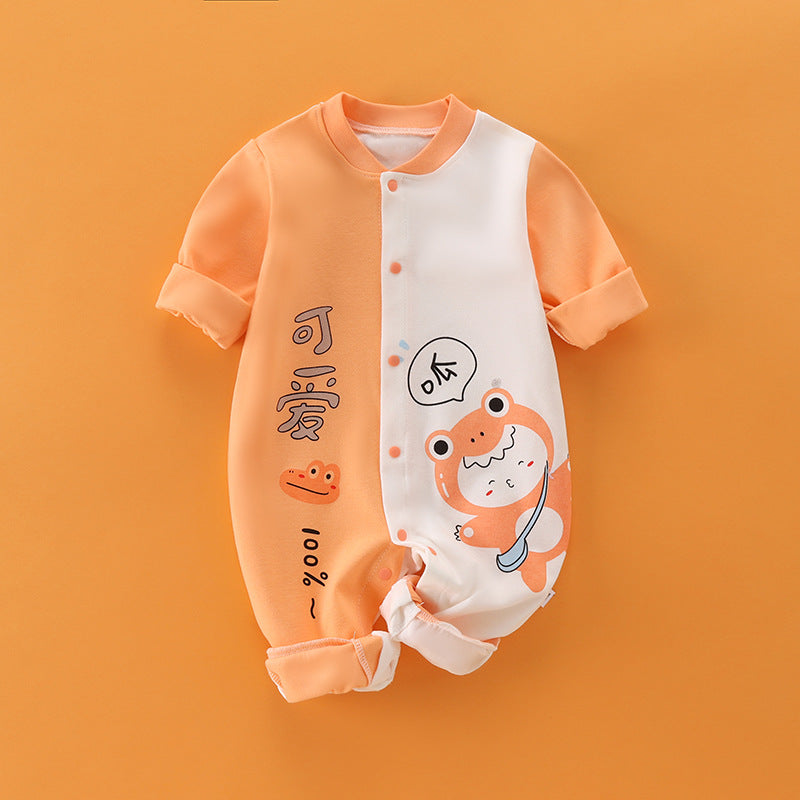 Women's & Men's For Babies Cotton Jumpsuits Born Cute Super Long Sleeve Going Jumpsuit, Climbing Suit