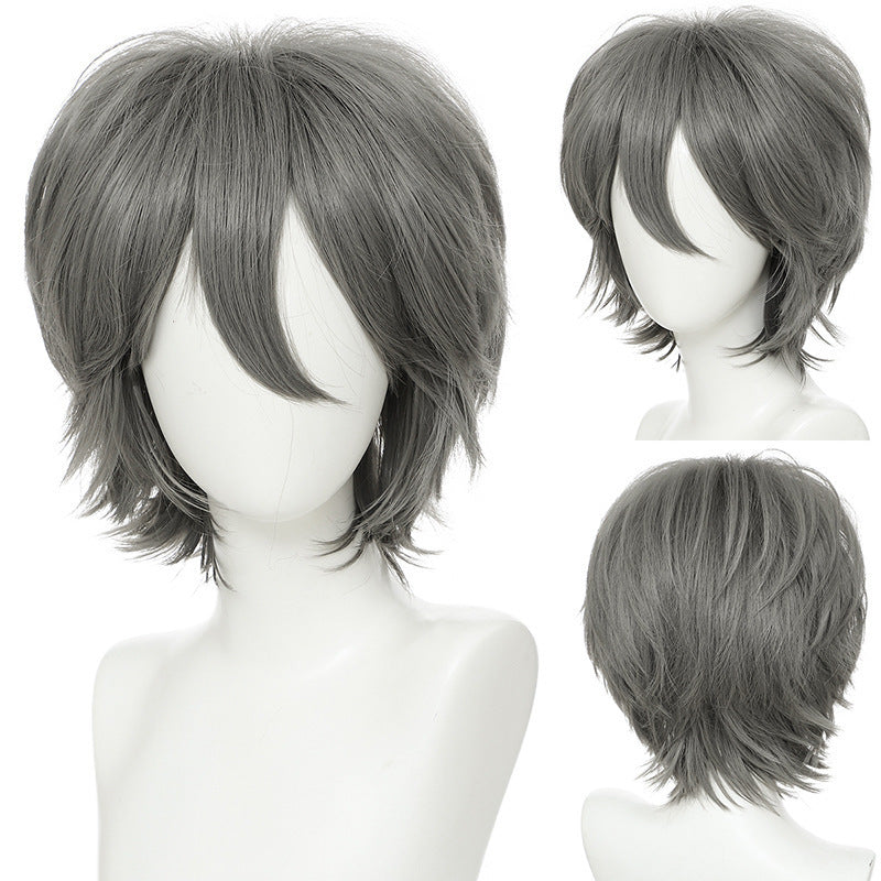 Short Hair Closing Face Top Optional Mao Style Cos Wig
