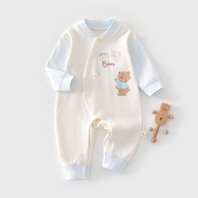 Pure Cotton Jumpsuit Born Rompers Boneless Underwear Pajamas Jumpsuit, Climbing Suit
