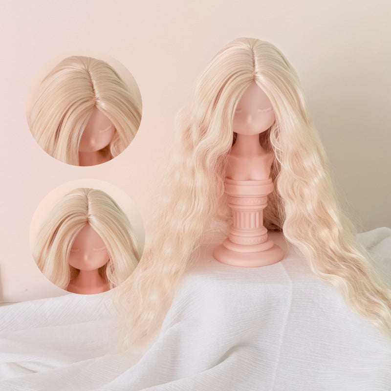 Small Curls Handmade Dress Up Blank Hair Head Cos Wig