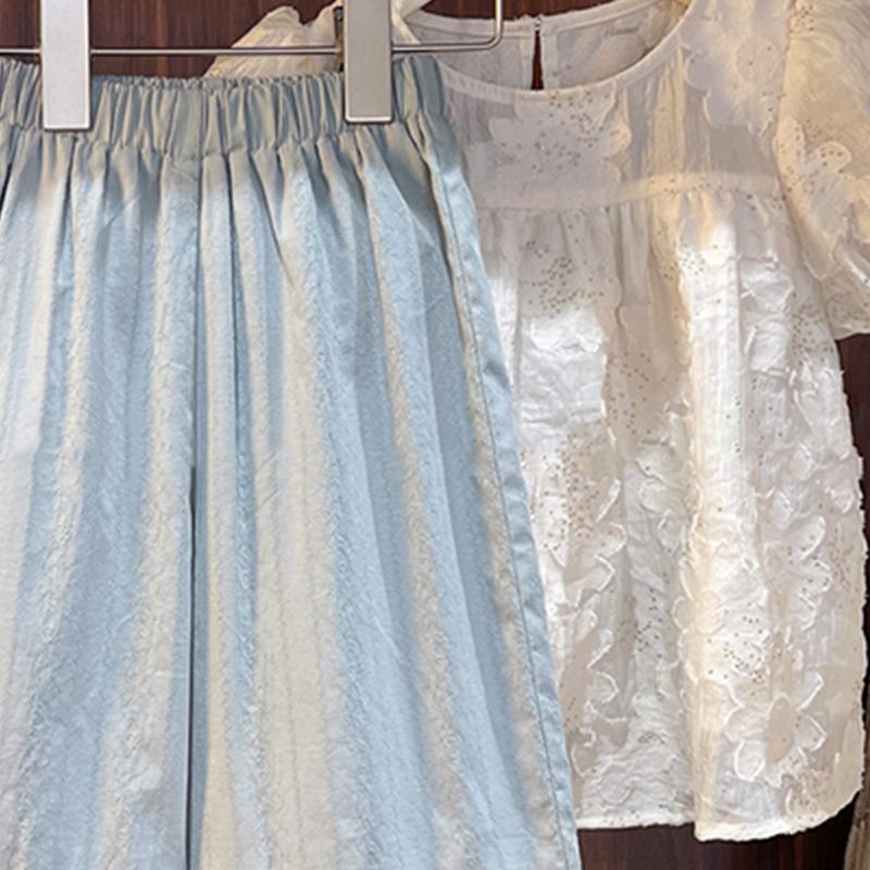 Children's Clothing Blue Summer Loose Thin Casual Anti Children's Pants
