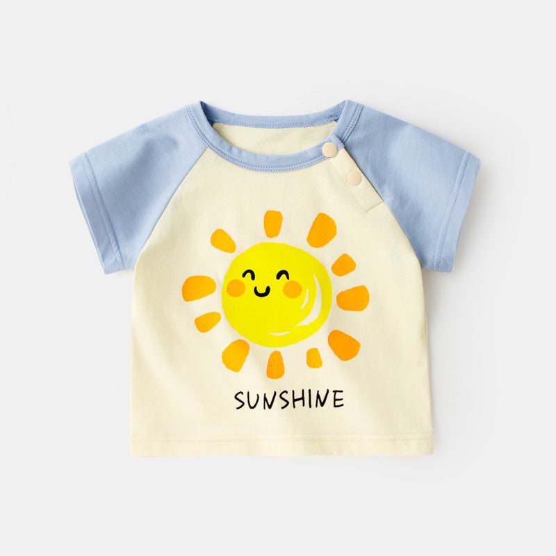 Children's Yuan Optional Pieces Short-sleeved Summer Pants Children's T-shirt