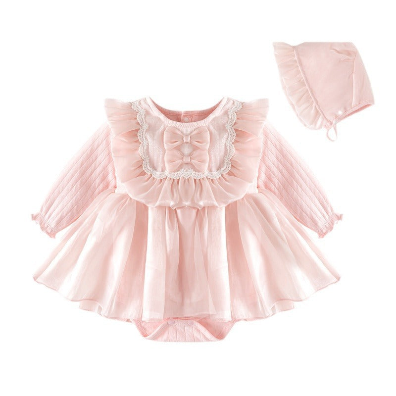 Entry Lux Birthday Bow Full Moon Year Crotch Children's Dress